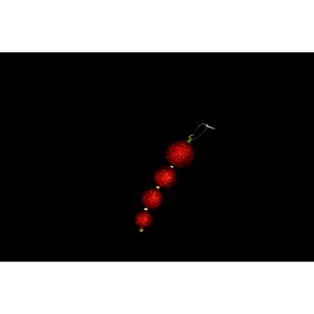 APPENDINO 4 SFERE ROSSO.