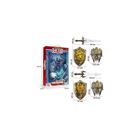 SET SPADA SCUDO E MASCHERA