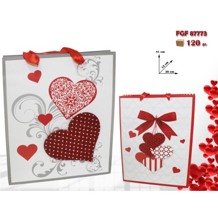 BUSTE DI CARTA CON DISEGNI A RILIEVO