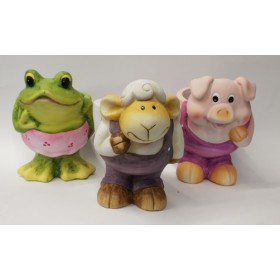 PORTA OVETTI ANIMALI CERAMICA