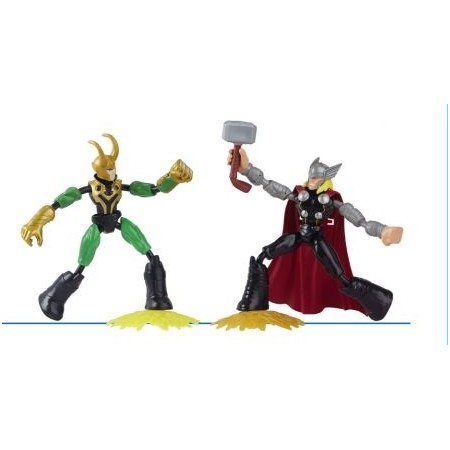 1000058 AVN BEND AND FLEX DUAL PACK PERSONAGGI SNODABILI THOR VS LOKI