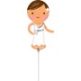 MINI SHAPE LOVELY BRIDE FOIL BALLOON. A30 A30 Q.