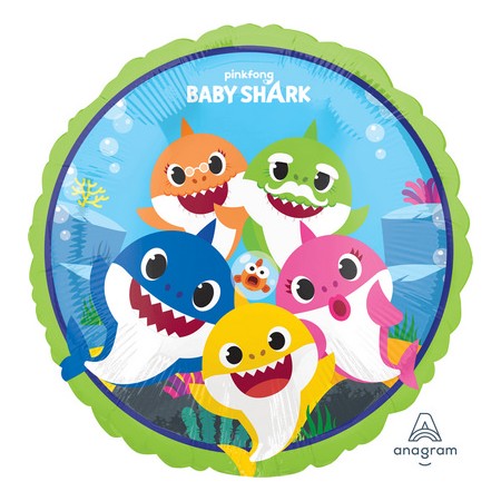 STANDARD FOIL BALLOON BABY SHARK S60 Q