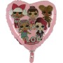 PALLONE FOIL CUORE 18-45 CM LOL SURPRISE PINK Q.