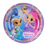 8 PLATES SHIMMER & SHINE 18CM Q