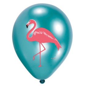 6 BALLOONS FLAMINGO PARADISE 11 4C PRIN