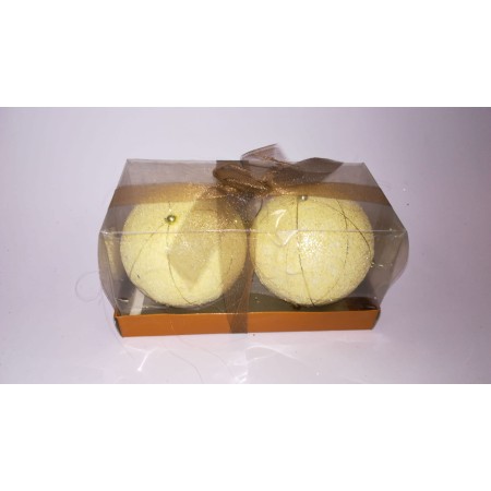 2 SFERE 8CM BEIGE - CY08-8002 C