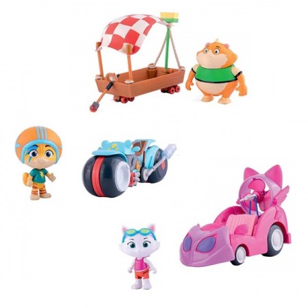 100004 44 GATTI VEICOLO CON PERSONAGGIO