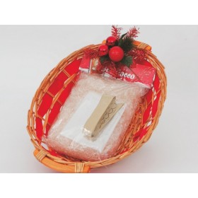 SET PAGLIA-NASTRO-CELLOPHAN PER CESTI