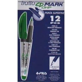 PENNARELLI TRATTO X CD P. SOTT. PZ 12 VERDI