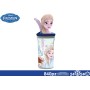 BICCHIERE C/CANNUCCIA E PERSONAGGIO 360 ML FROZEN