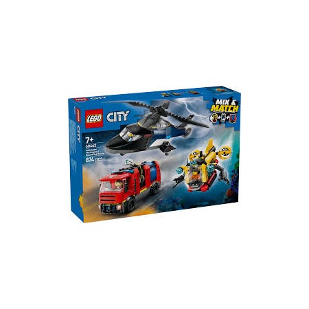 60462 ELICOTTERO AUTOPOMPA E SOTTOMARINO