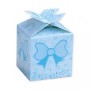 SCATOLINE PORTACONFETTI  BATTESIMO AZZURRO PZ.25