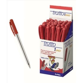BIRO TRATTO 1 ROSSO 50PZ