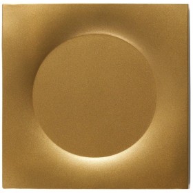 PIATTI PLASTICA QUADRATI ORO