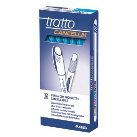 BIRO TRATTO CANCELLIK PZ 12 AZZURRO