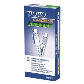 BIRO TRATTO CANCELLIK PZ 12 VERDE CH.