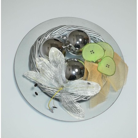 PIATTI QUADR. ARG. DEC. ORO 82829