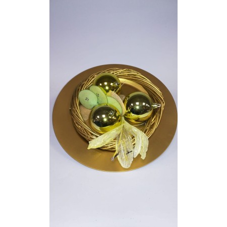 PIATTI QUADR. ORO DEC. ORO 828308