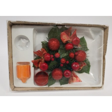 SET PORTACANDELA NATALIZIO