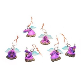 ANGIOLETTO C/APPENDINO 6ASS.CM11X11X1 VIOLA