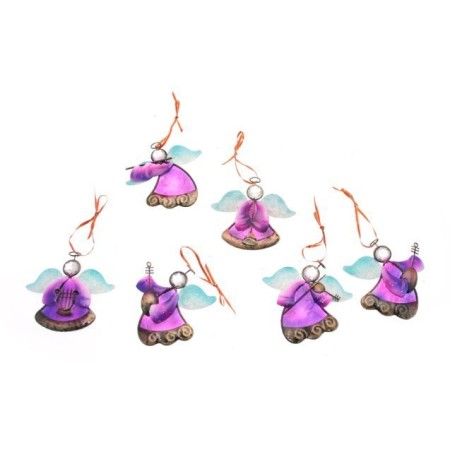 ANGIOLETTO C/APPENDINO 6ASS.CM11X11X1 VIOLA