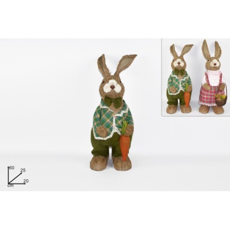 CONIGLI IN PAGLIA CON ABITI