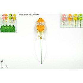 SPILLONI UOVO LEGNO COL. ASS.