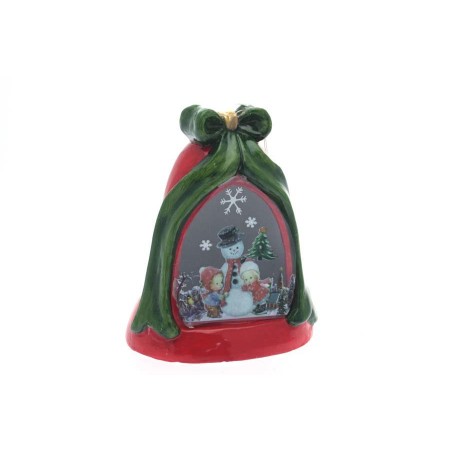 CAMPANA CERAMICA LED ROSSA 21CM