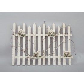 STACCIONATA LEGNO BIANCA