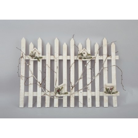 STACCIONATA LEGNO BIANCA