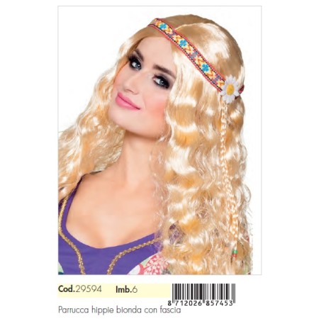 PARRUCCHE HIPPIE BIONDA C/FASCIA