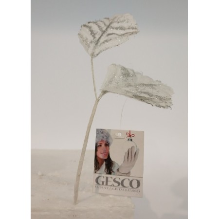 FIORI GAMBO CORTO BIANCO.