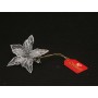 POINSETTIA ARGENTO CON PINZETTA