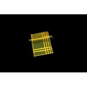 SACCHETTO ORGANZA 15X20CM ORO.