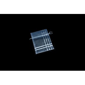 SACCHETTO ORGANZA 15X20CM ARGENTO