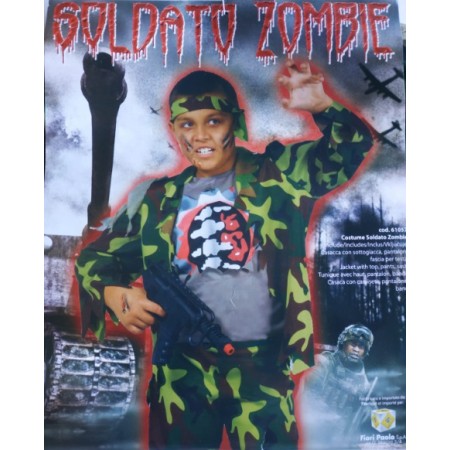 VESTITI SOLDATO ZOMBIE M