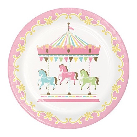 PLT9 SS 12/8CT CAROUSEL QS