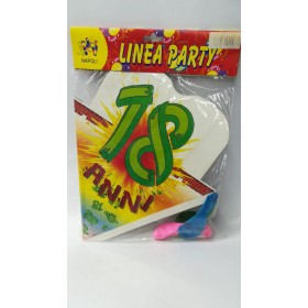 TRIANGOLI C/PALLONCINI 18 ANNI