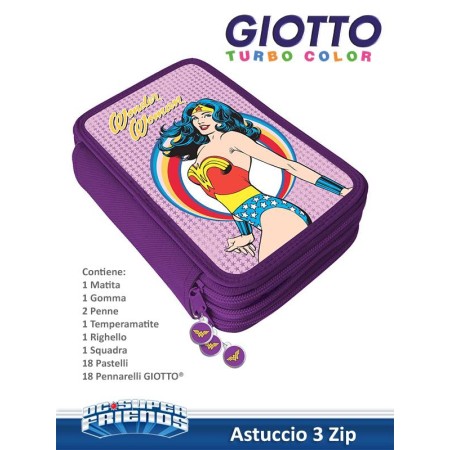 CORREDI 3 ZIP WONDER WOMAN