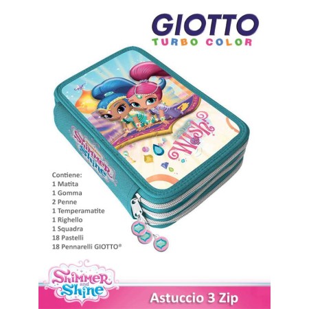 CORREDI 3 ZIP SHIMMER SHINE