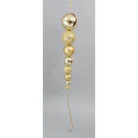 CATENA SFERE 100CM ORO