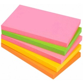 BLOCCHI POST-IT 76X127 COLORI NEON