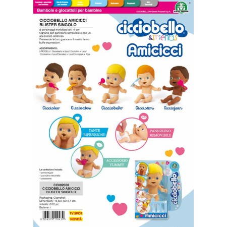 CICCIOBELLO AMICICCI BLISTER SINGOLO