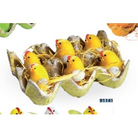 6 PULCINI PORTAUOVO 4.5CM