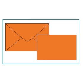 BIGLIETTI E BUSTE F.9 COL.FORTI ARANCIO