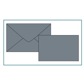 BIGLIETTI E BUSTE F.9  COL. PRESTIGE GRIGIO