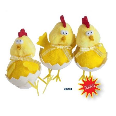 GALLINE HAPPY C/GUSCIO 10CM