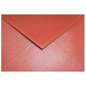 BIGLIETTI E BUSTE F.TO 9 COL.PERLATI ROSSI 150+150