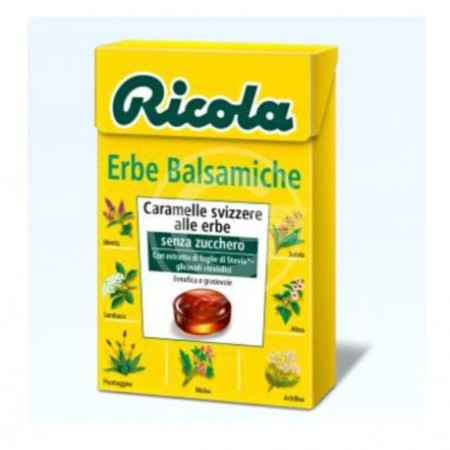 ASTUCCI CARAMELLE RICOLA 50GR ERBE BALSAMICHE
